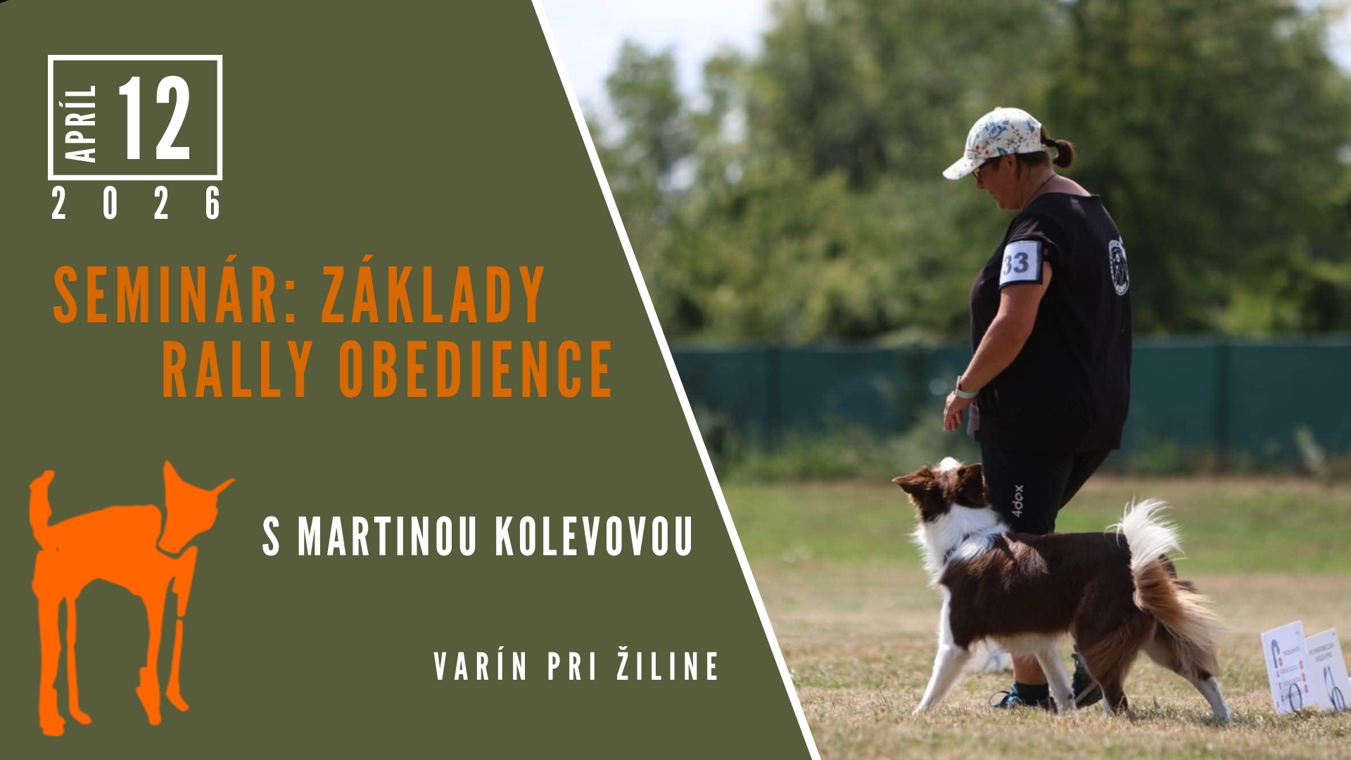 Základy RALLY OBEDIENCE s Tinkou Kolevovou (seminár)