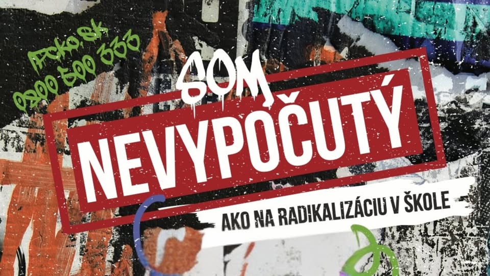 BRATISLAVA 👉 NEVYPOČUTÝ: Ako na radikalizáciu v škole