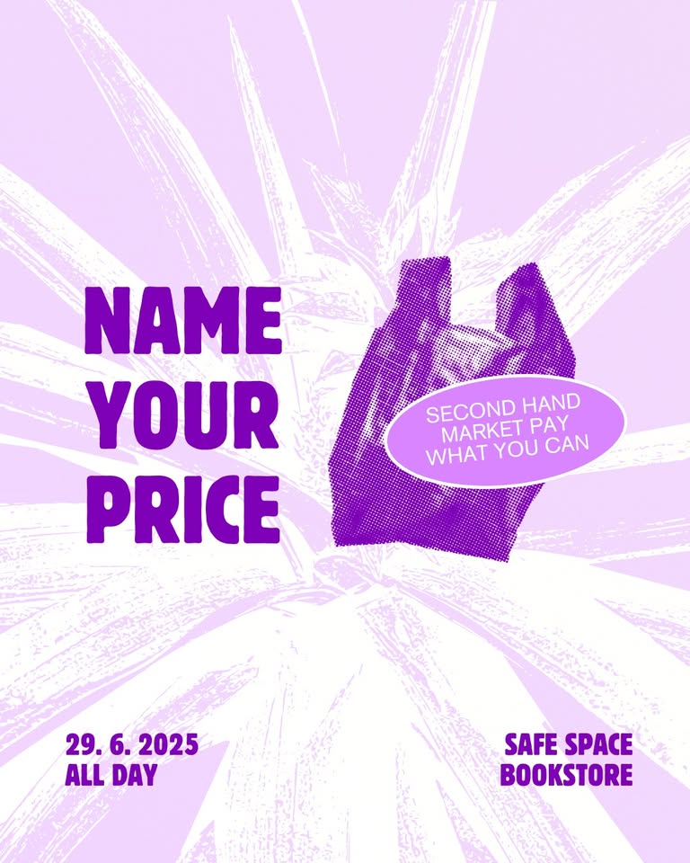 Name your price - second hand pop up where you pay only what you can