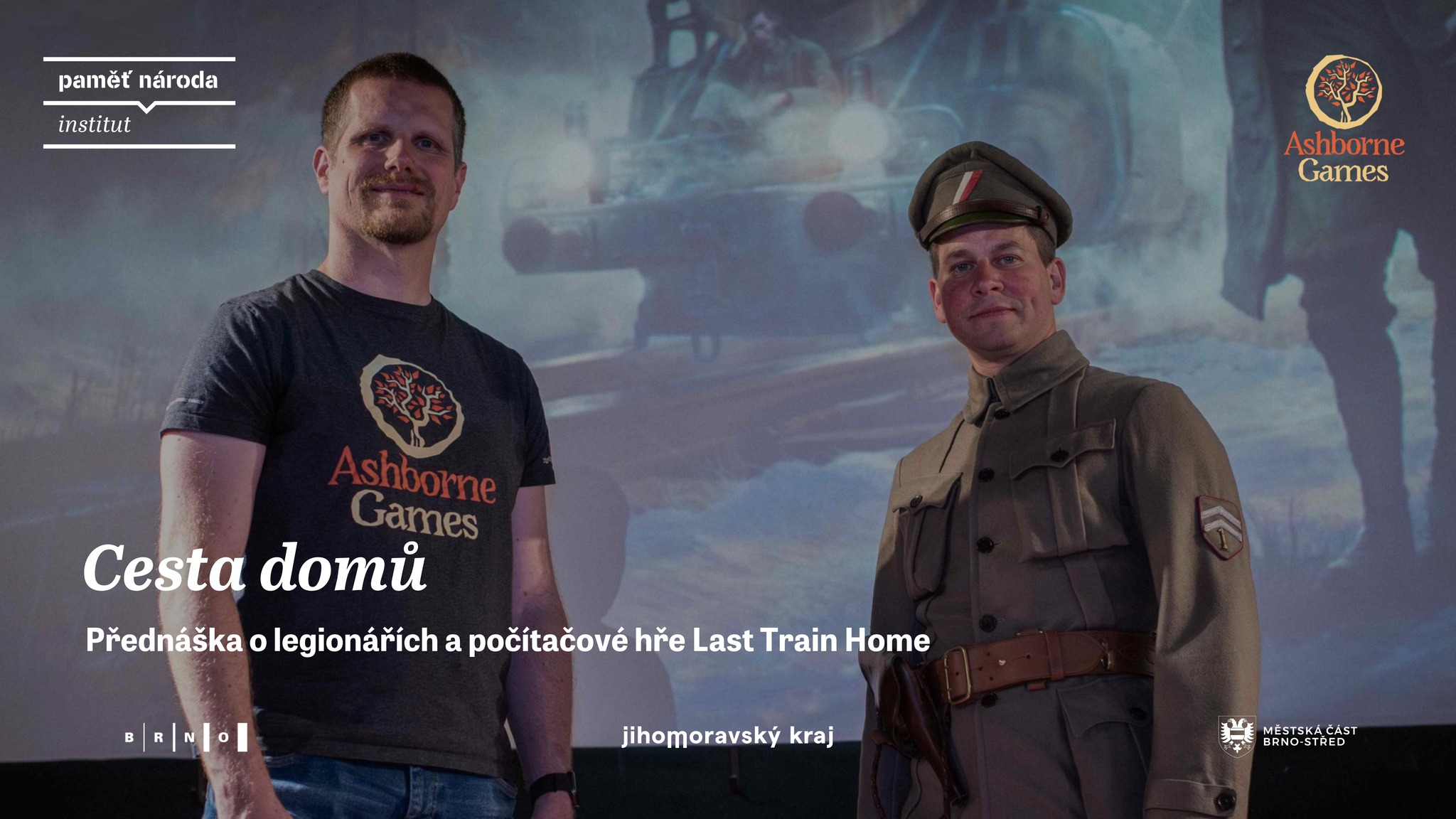 Cesta domů | přednáška o legionářích a počítačové hře Last Train Home