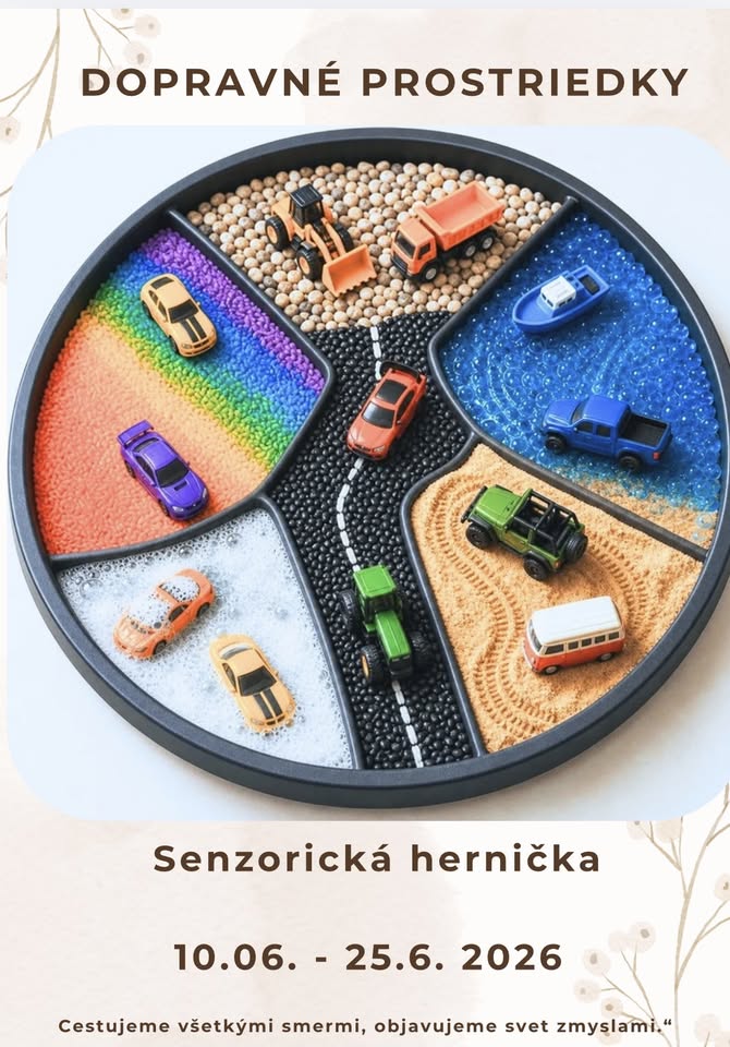 Senzorická hernička - Dopravné prostriedky
