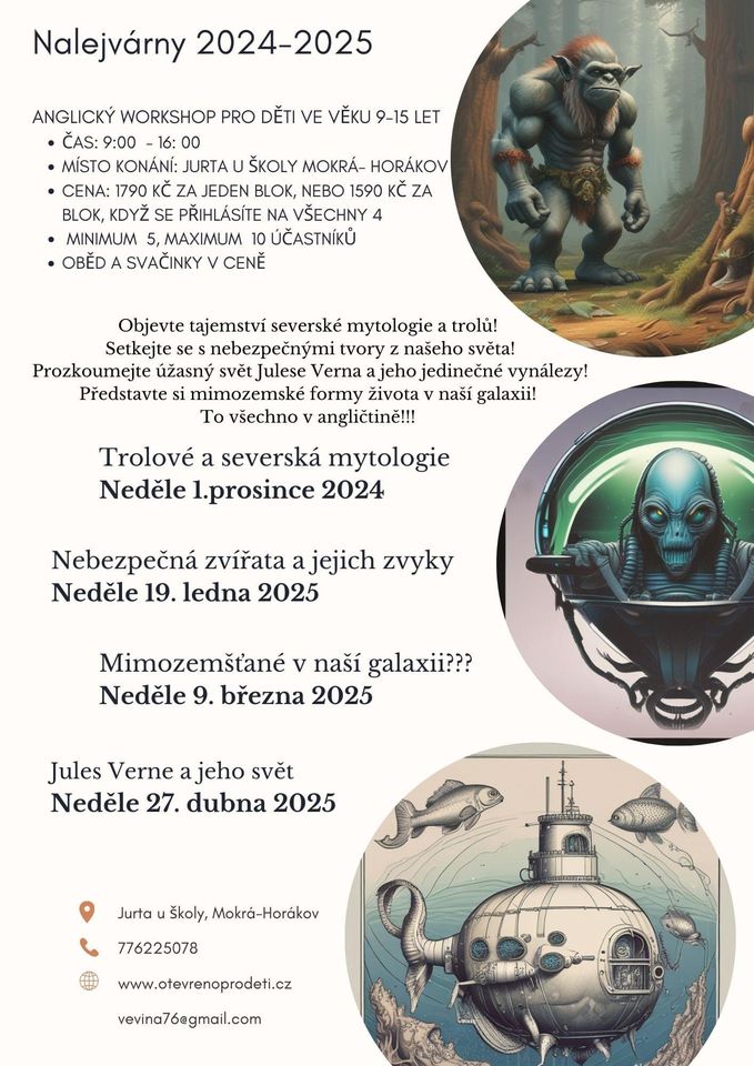 Celodenní nalejvárna pro děti