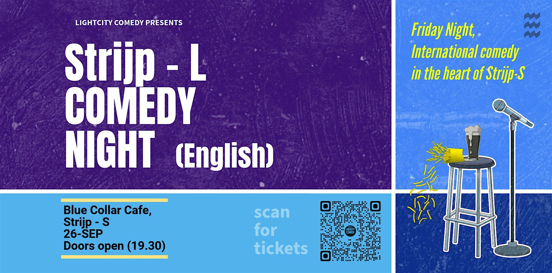 26-SEP: *Strijp-L* English Stand up Comedy in Strijp-S, Eindhoven