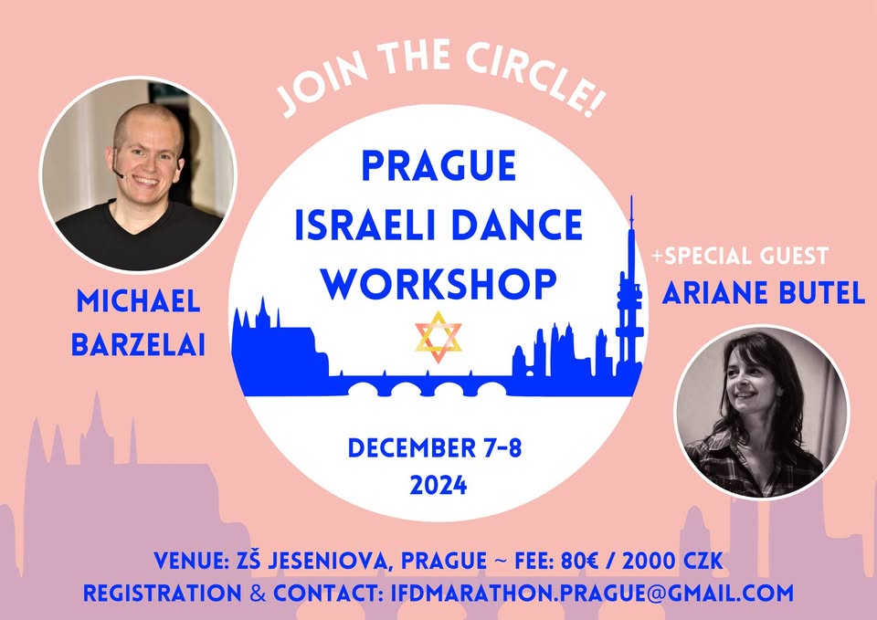 Israeli dance workshop Prague with Michael and Ariane