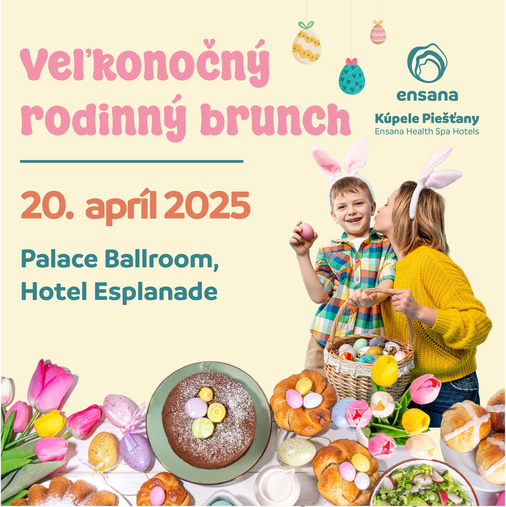 Veľkonočný rodinný brunch v hoteli Esplanade