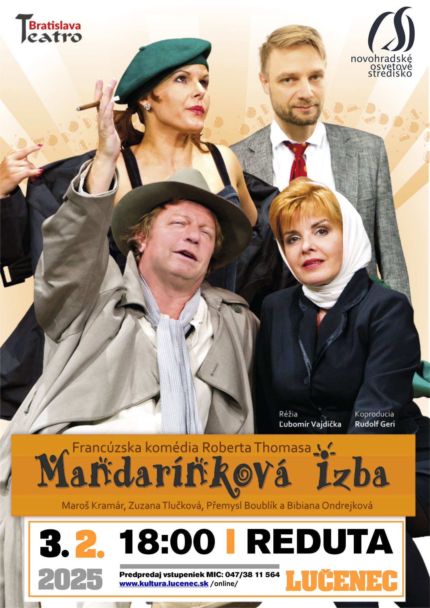 Teatro Bratislava - Mandarínková izba