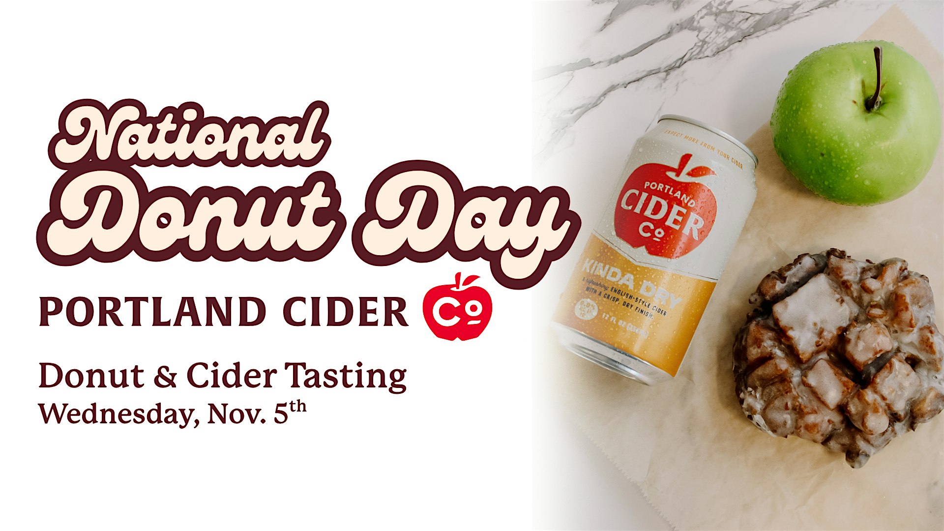 National Donut Day Hard Cider + Donut Tasting Flight