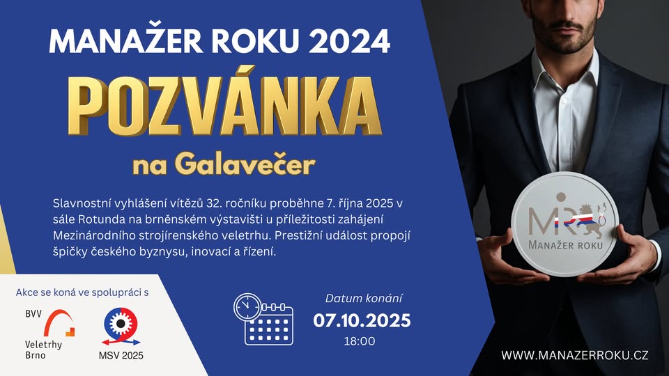 Galavečer MANAŽER ROKU 2024