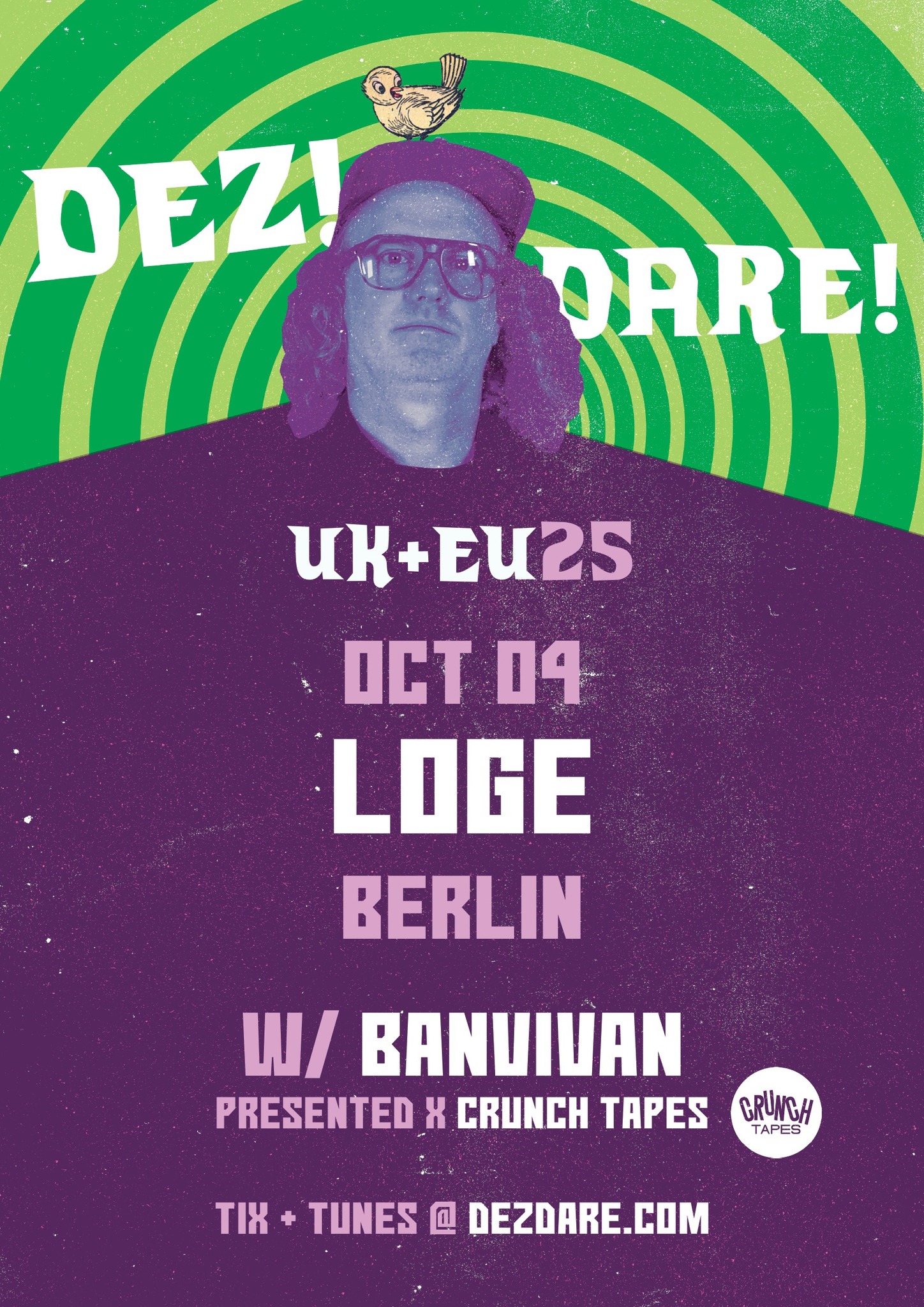 Dez Dare (UK), Banvivan @ Loge, Berlin