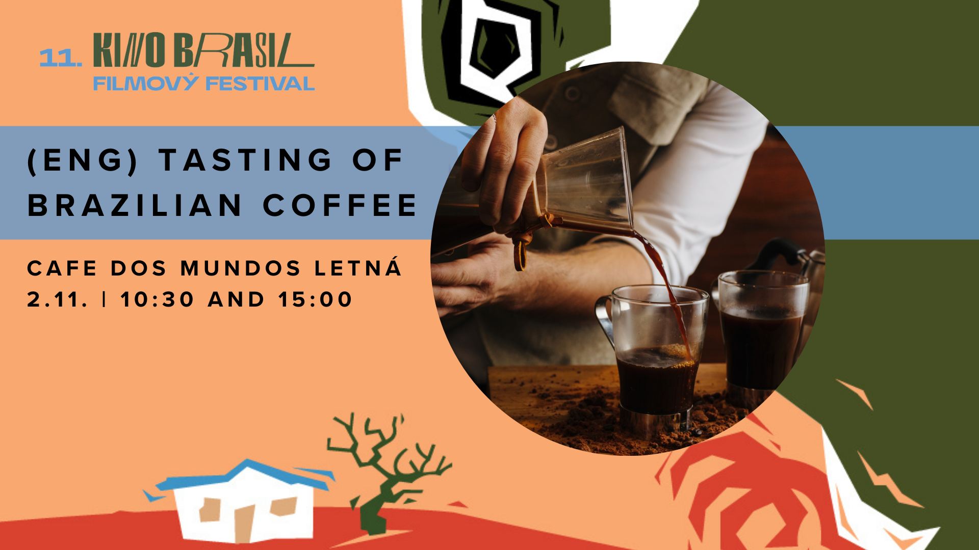 Tasting of Brazilian coffee + presentation / Degustace brazilské kávy + přednáška