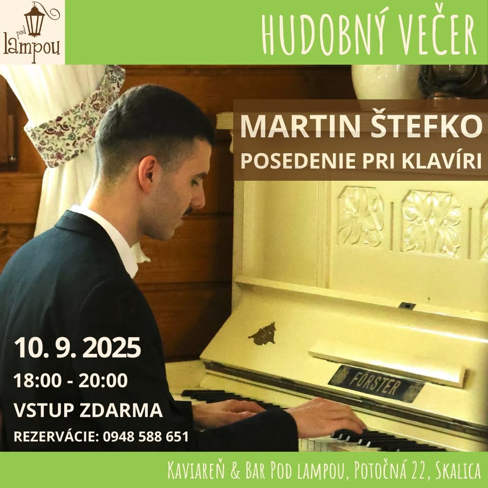 Posedenie pri klavíri - Martin Štefko