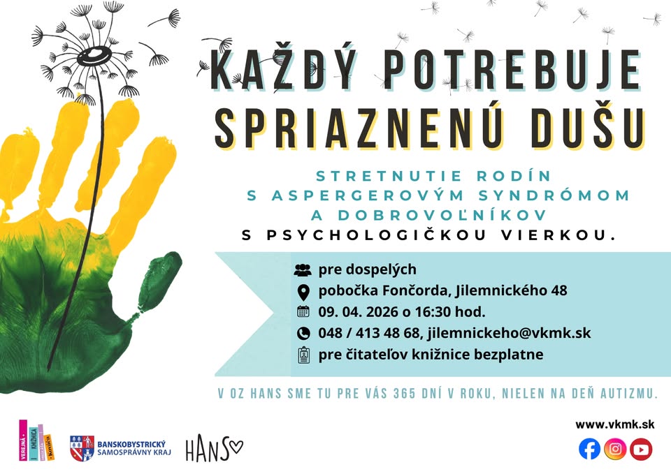 Každý potrebuje spriaznenú dušu - Banská Bystrica