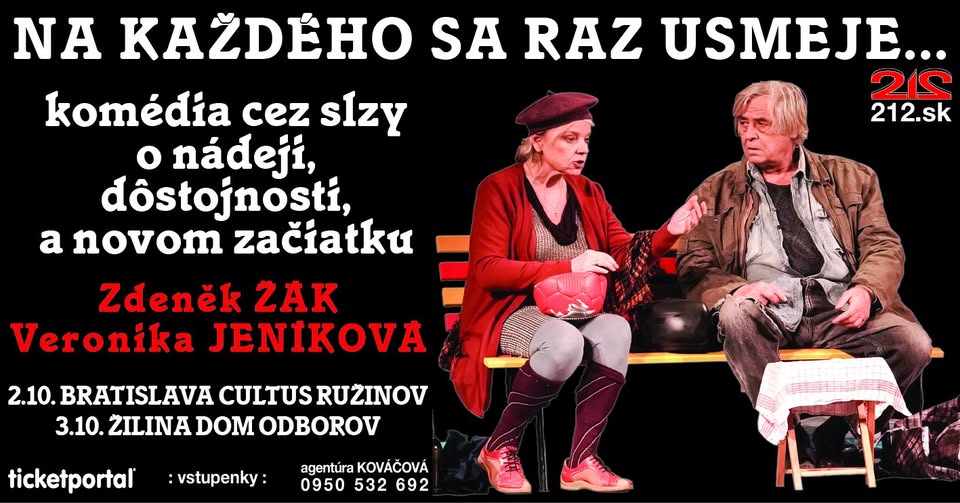 NA KAŽDÉHO SA RAZ USMEJE... OKTÓBER, BRATISLAVA, ŽILINA