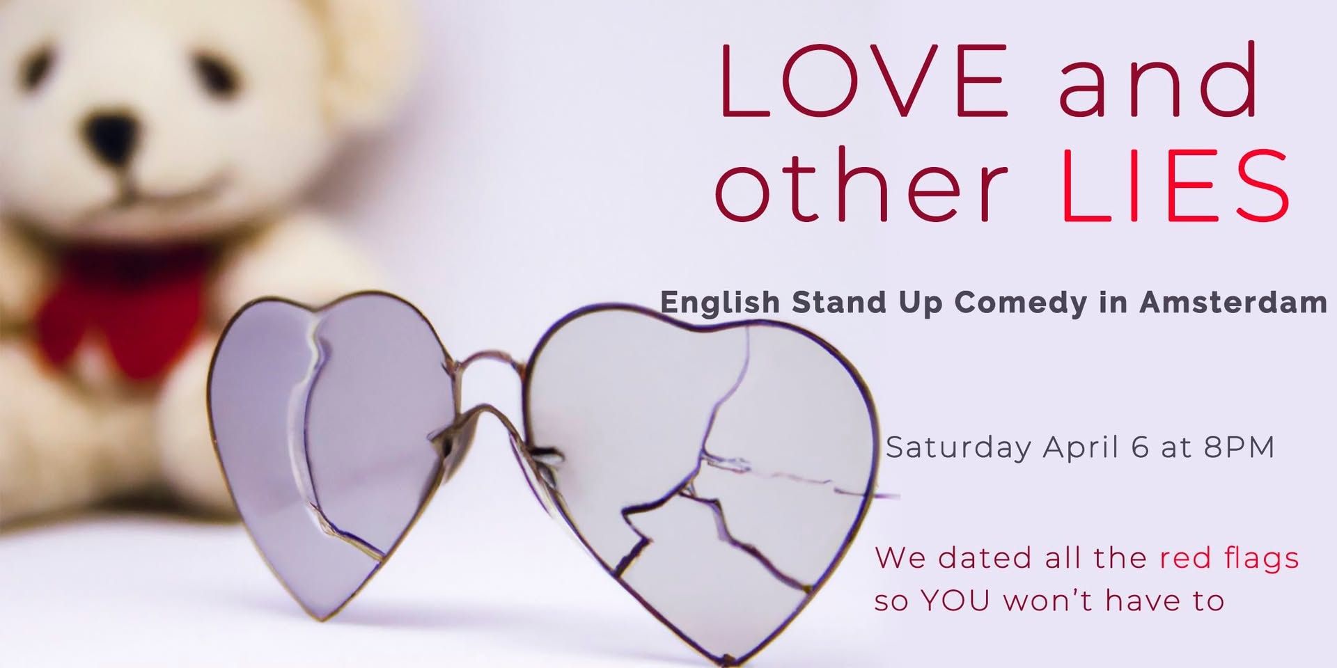Love and Other Lies: An English Stand-Up Comedy Show on Dating - Amsterdam