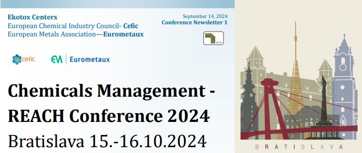 Konferencia REACH - chemicky manazment 2024