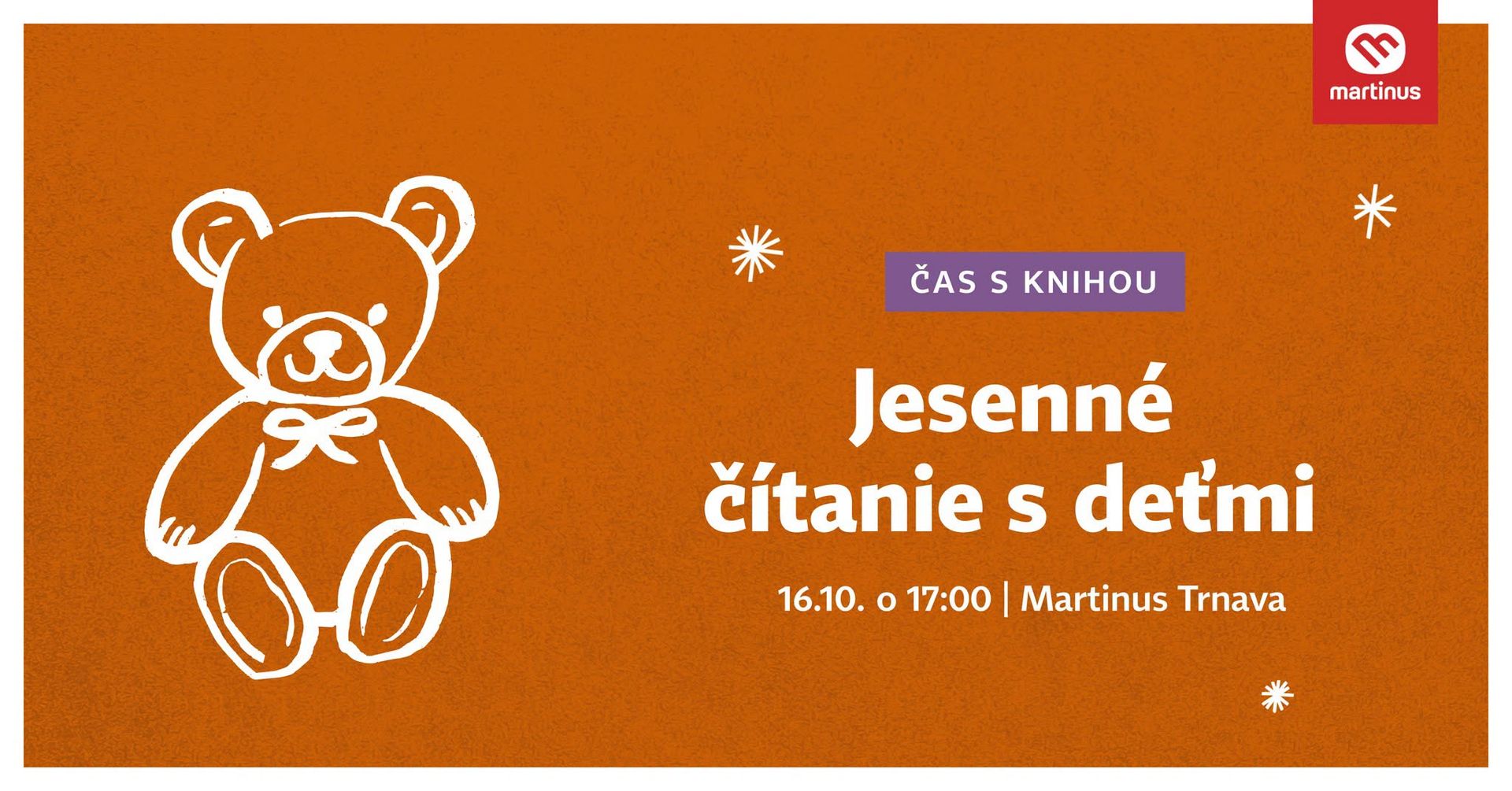 Jesenné čítanie s deťmi