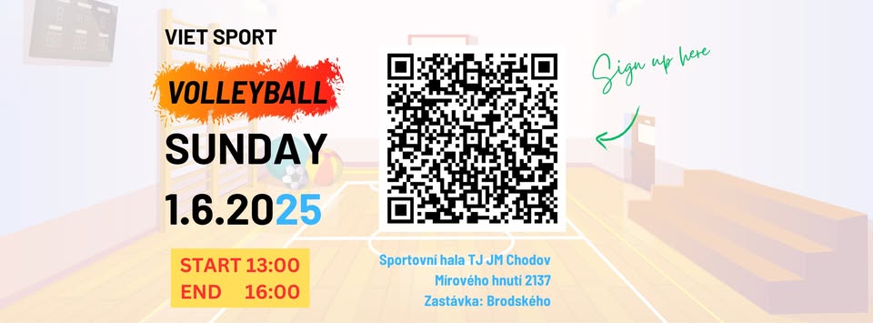 Viet Sport VOLEJBAL 1.6.2025, 13:00 - 16:00