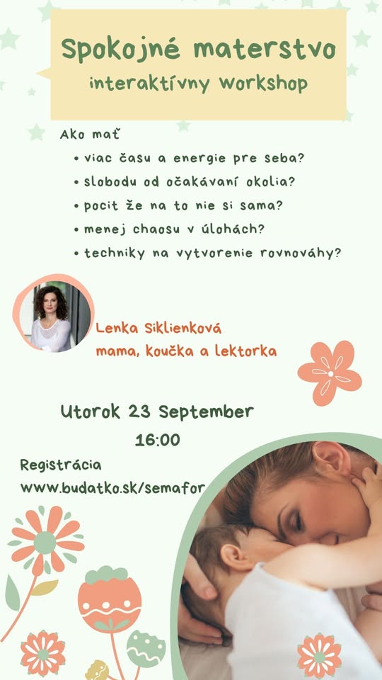🌸 Spokojné materstvo 🌸
