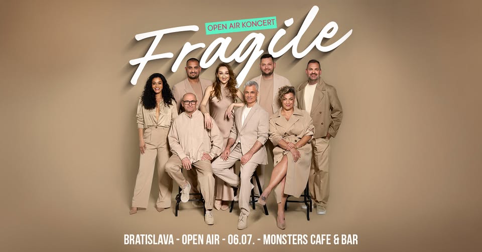 Fragile SK Open Air koncert - Bratislava - Monsters Cafe and Bar