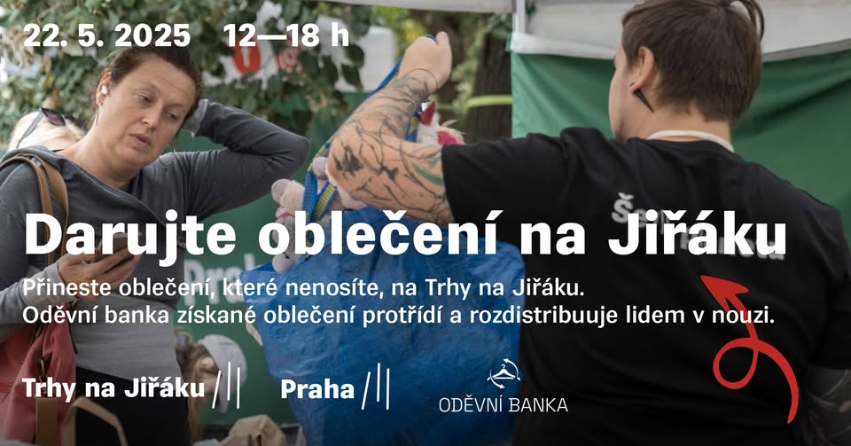 Daruj oblečení na Jiřáku