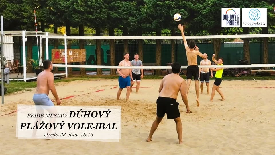 PRIDE MESIAC: DÚHOVÝ PLÁŽOVÝ VOLEJBAL 🏐⛱️