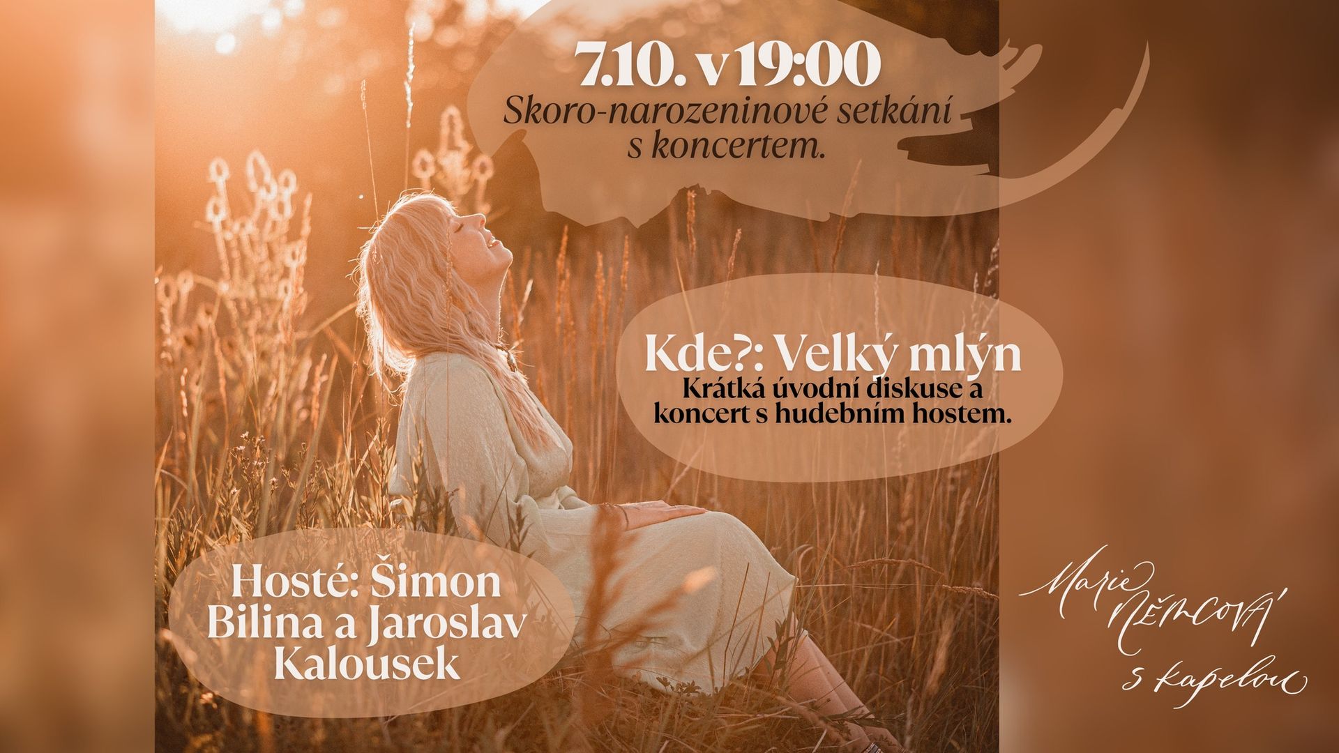 "Skoro" narozeninový koncert ve Velkém mlýně
