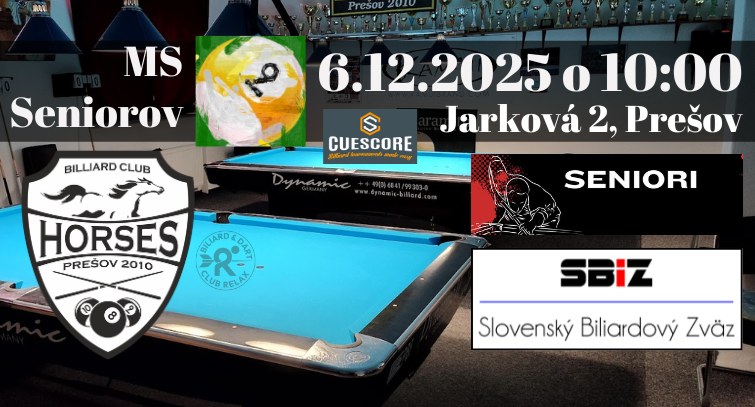 MS Seniorov – Hra č.9 – BK HORSES PREŠOV