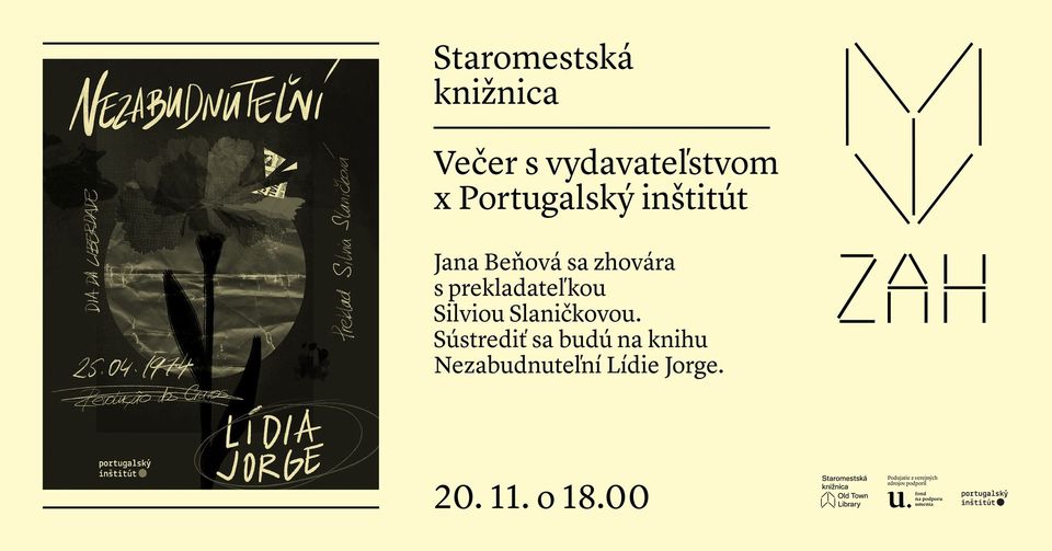 Večer s vydavateľstvom x Portugalský inštitút