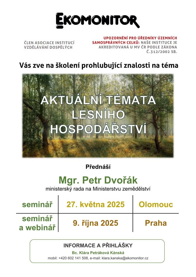 Aktuální témata lesního hospodářství (PRAHA)