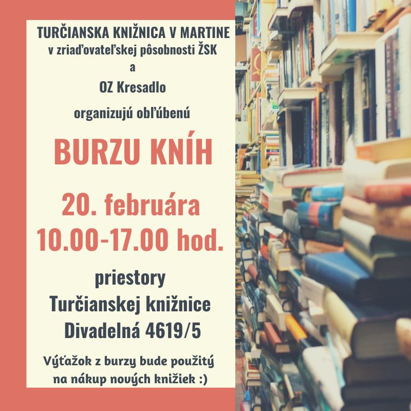 Burza kníh v Turčianskej knižnici