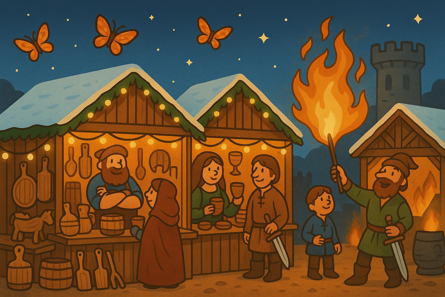 Medieval Christmas Market RAW Gelände – Social Butterfly Club Meetup 2025