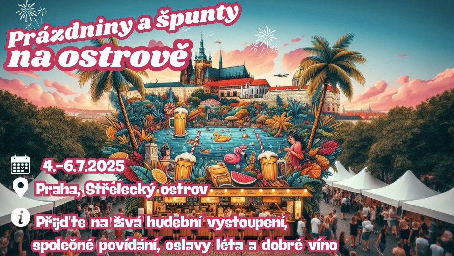 Prázdniny a špunty na ostrově