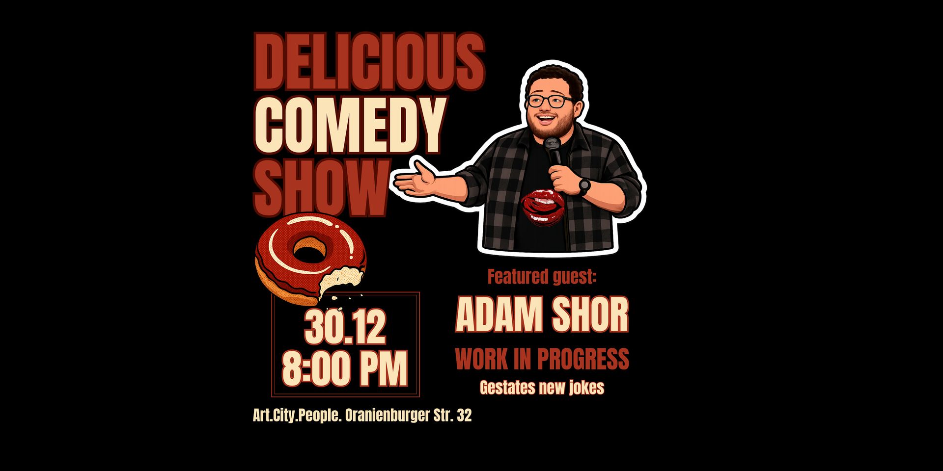 ADAM SHOR Gestates new jokes