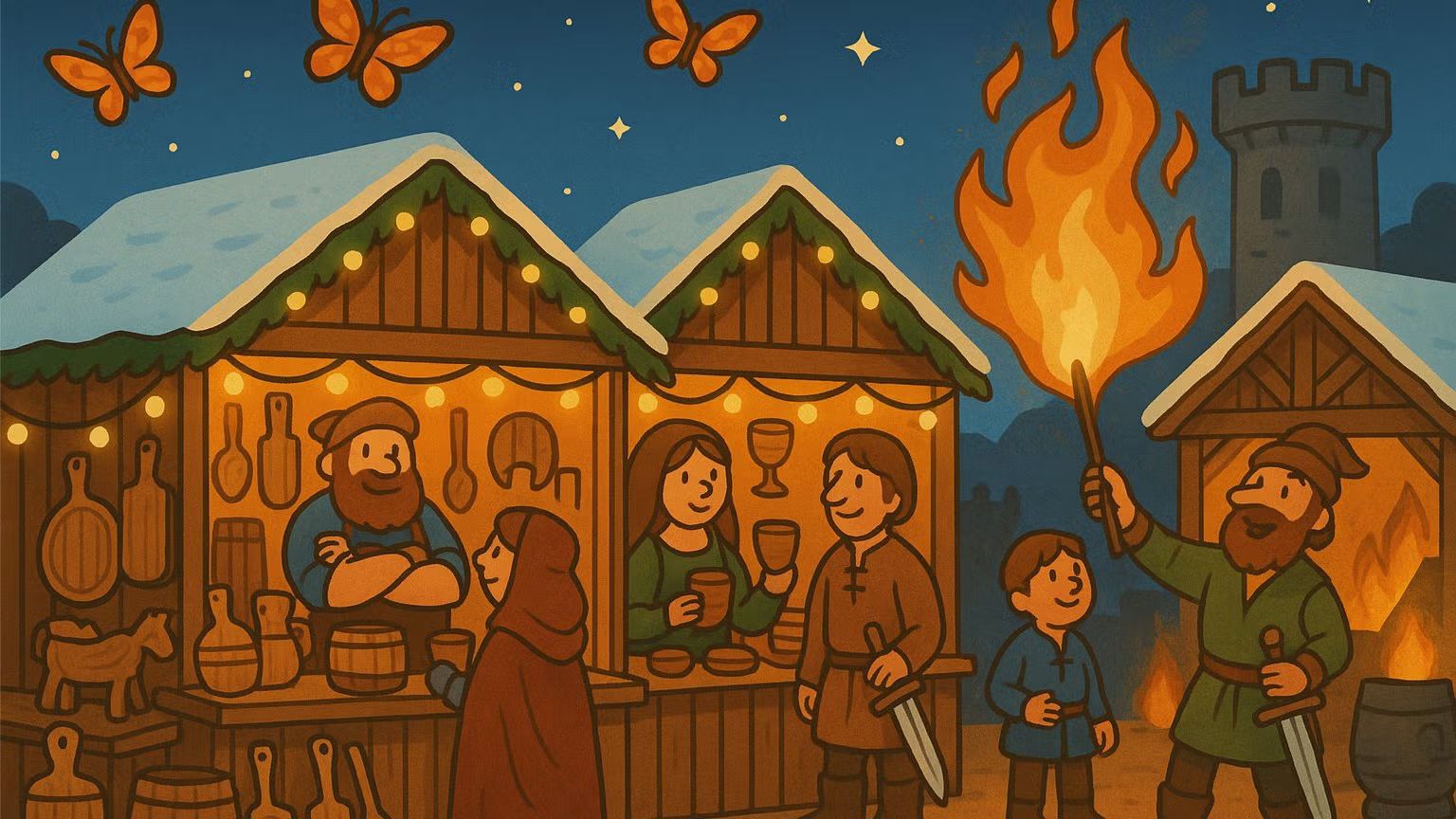 Medieval Christmas Market RAW Gelände - Social Butterfly Club 🦋