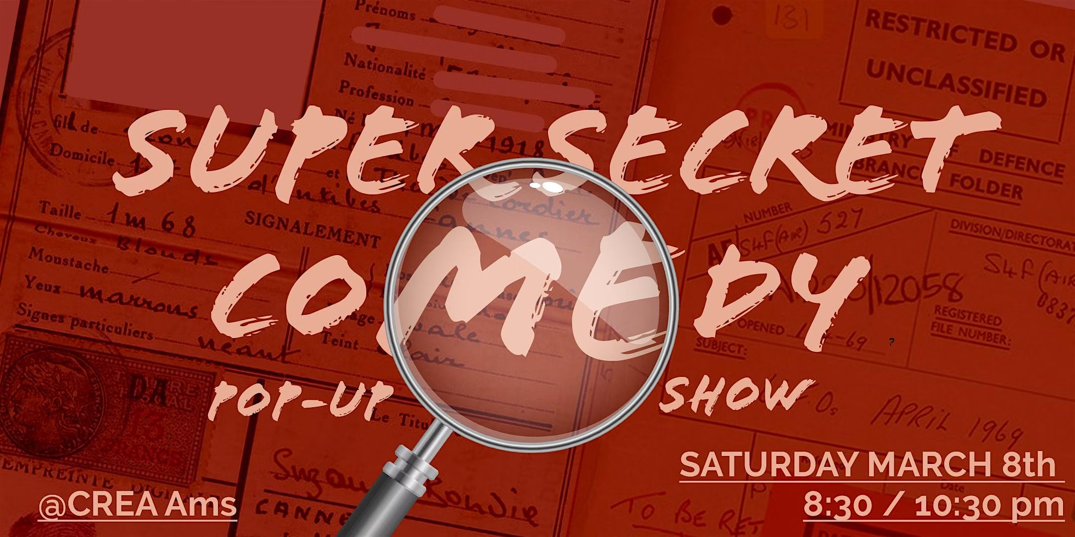 Super Secret Comedy Pop-Up Show