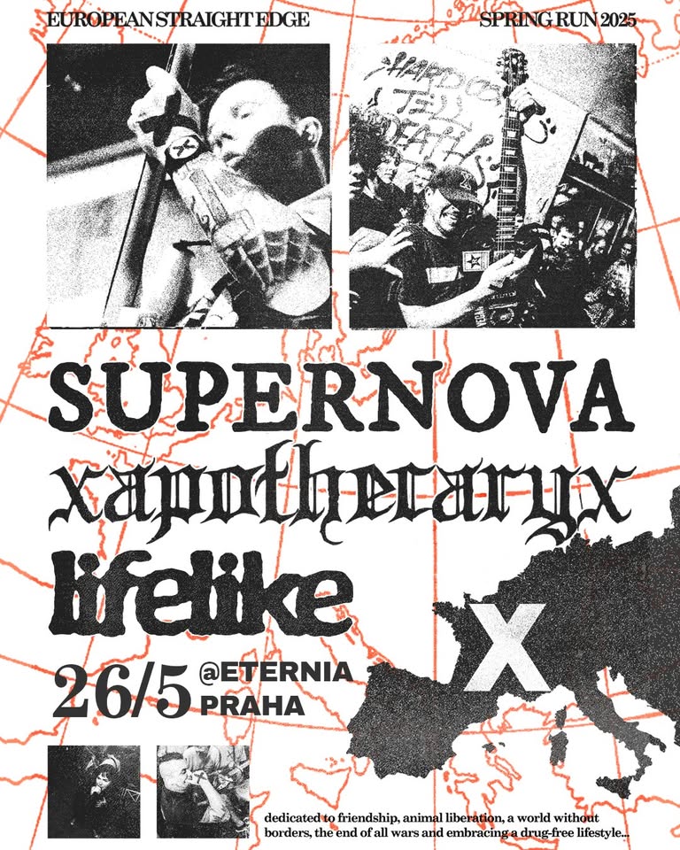 SUPERNOVA (uk) / xAPOTHECARYx (uk) / LIFELIKE (cz) @eternia