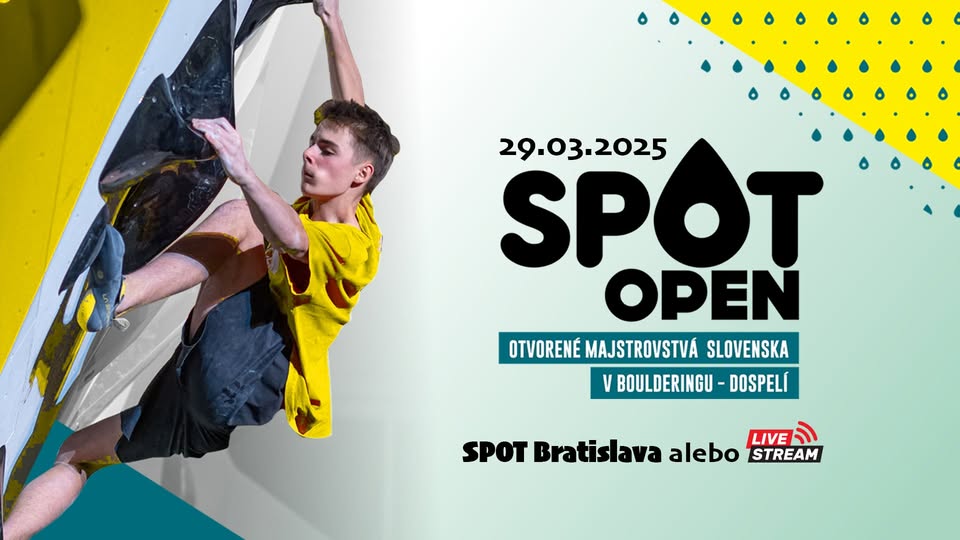 SPOT OPEN – otvorené M SR v boulderingu