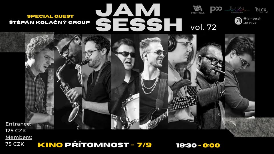 Jam Sessh Prague (vol. 72) Special Guest ŠTĚPÁN KOLAČNÝ GROUP