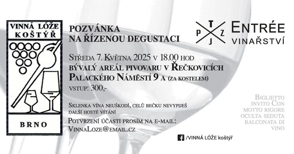 Řízená degustace Vinařství Entrée