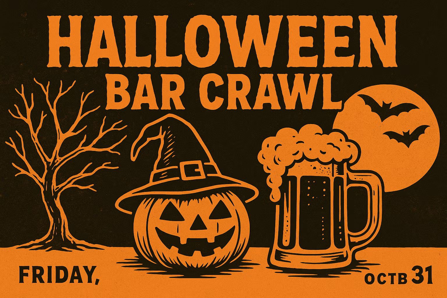 🎃 Halloween Night Bar Crawl: SE Bar Portland 👻