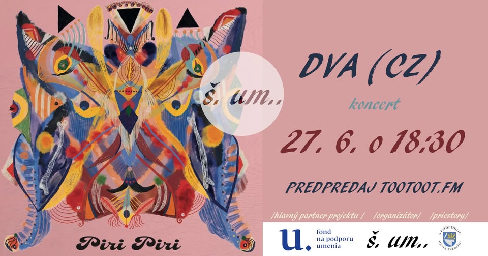 DVA (CZ): Piri Piri - koncert v ŠUMe