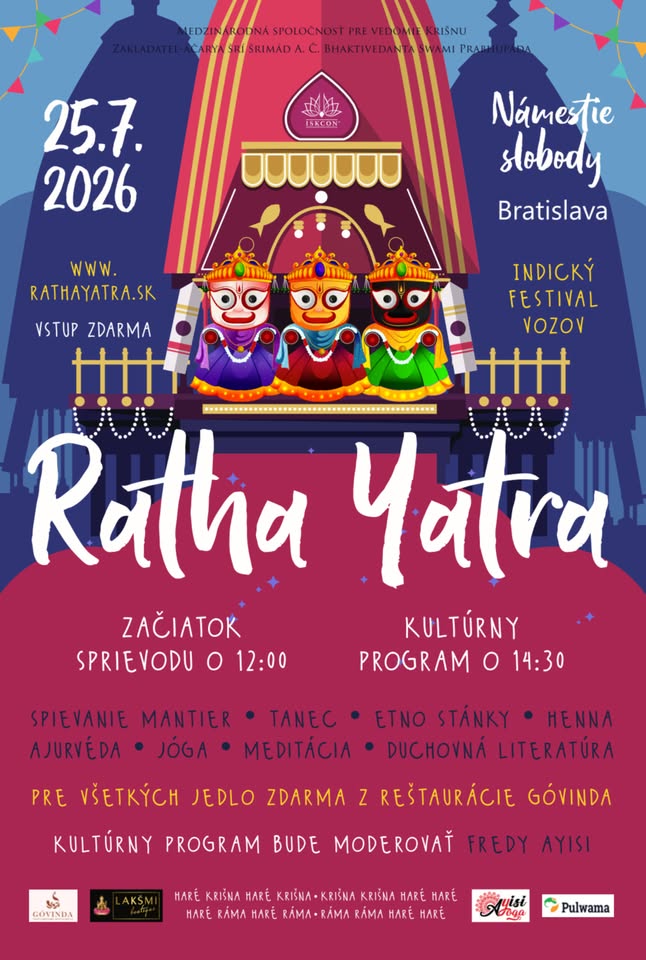3.slovenská Ratha yatra