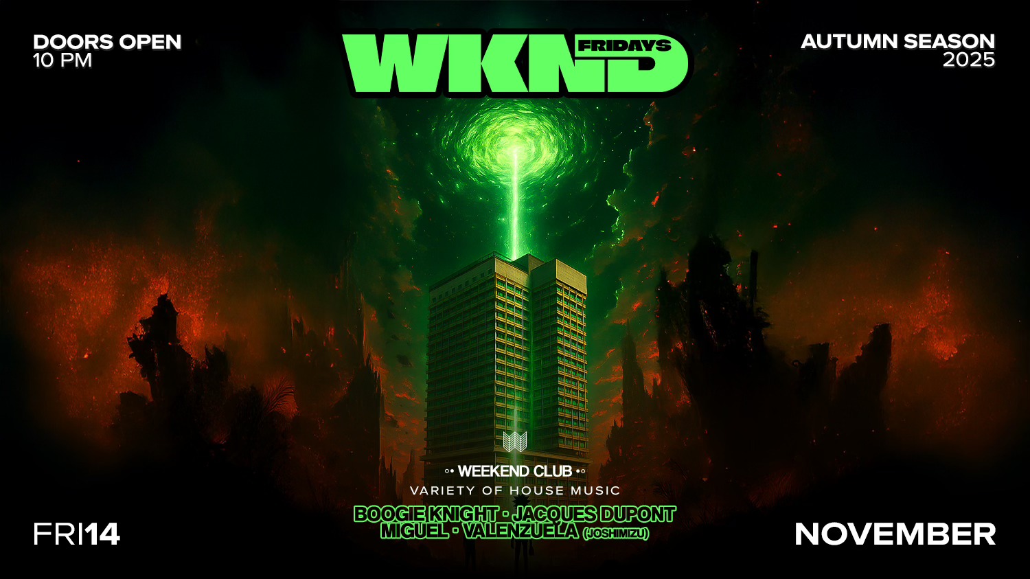WKND HOSTED BY STUCK IN SPACE