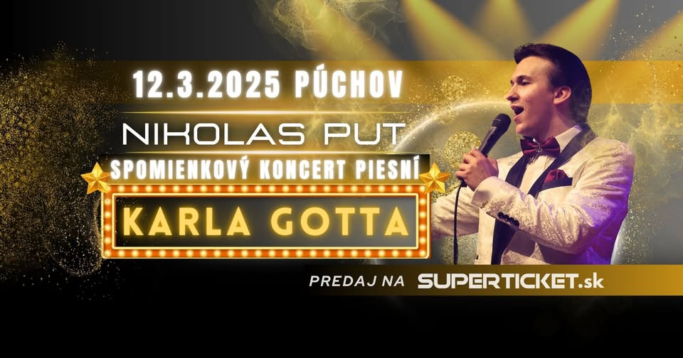 Spomienkový koncert piesní Karla Gotta - PÚCHOV