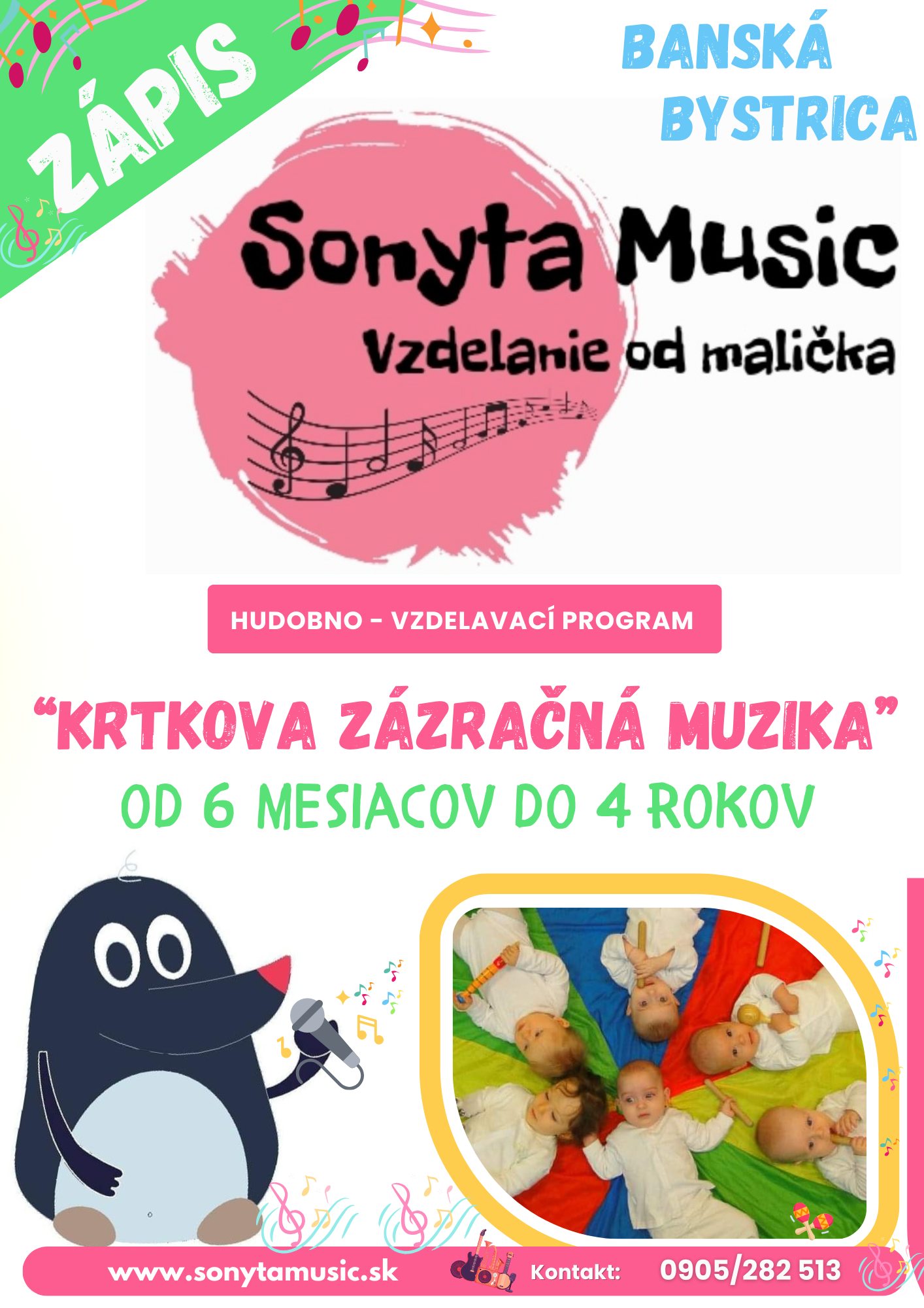 Sonyta Music SÁSOVÁ detičky r. 2023  - ukážková hodina