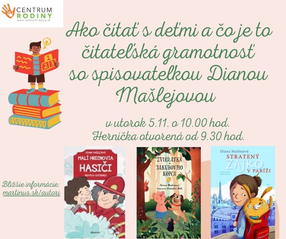 Hernička "Ako čítať s deťmi?" TÉMA ZRUŠENÁ, hernička bude