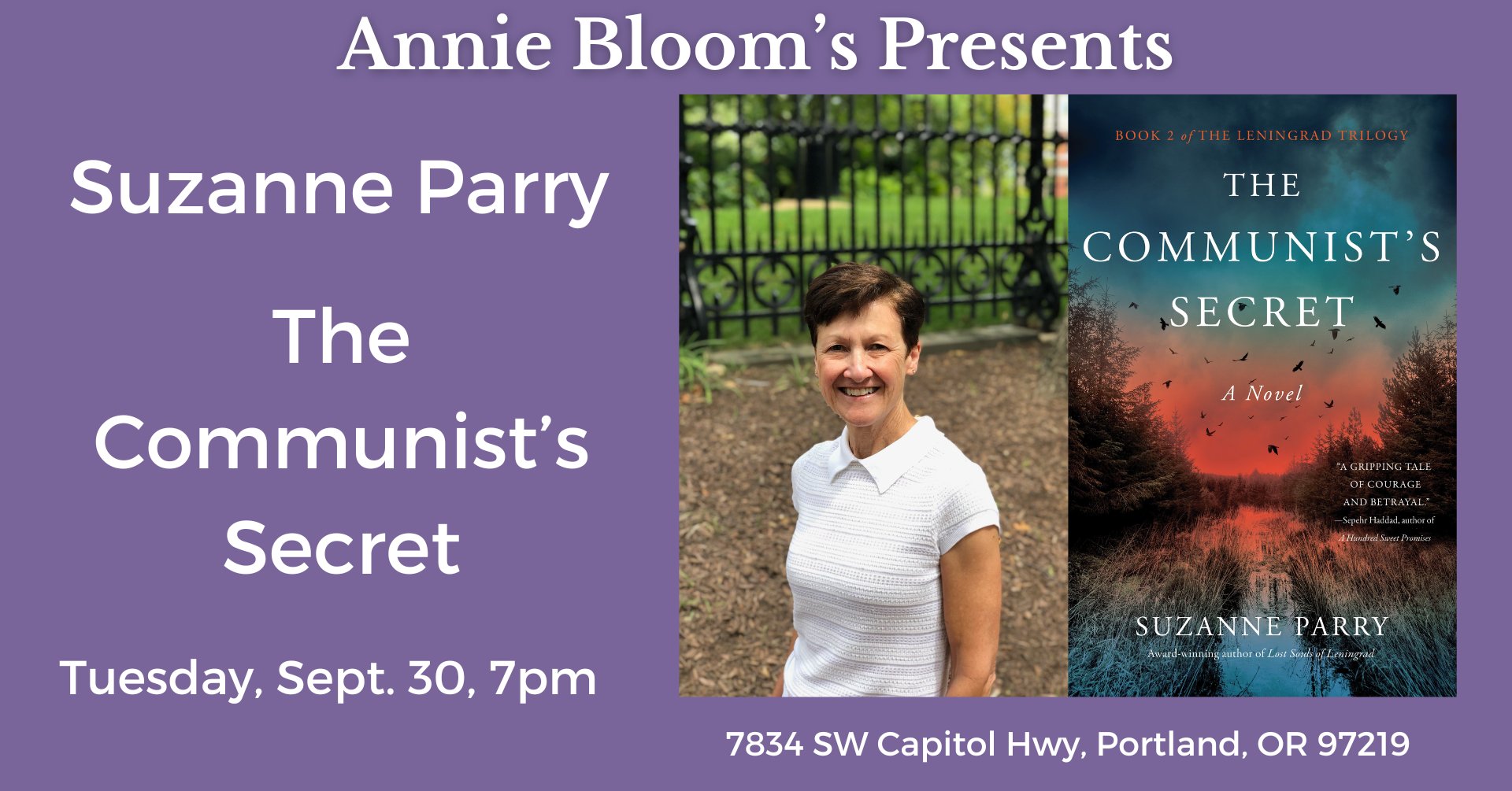 Reading: Suzanne Parry: The Communist's Secret