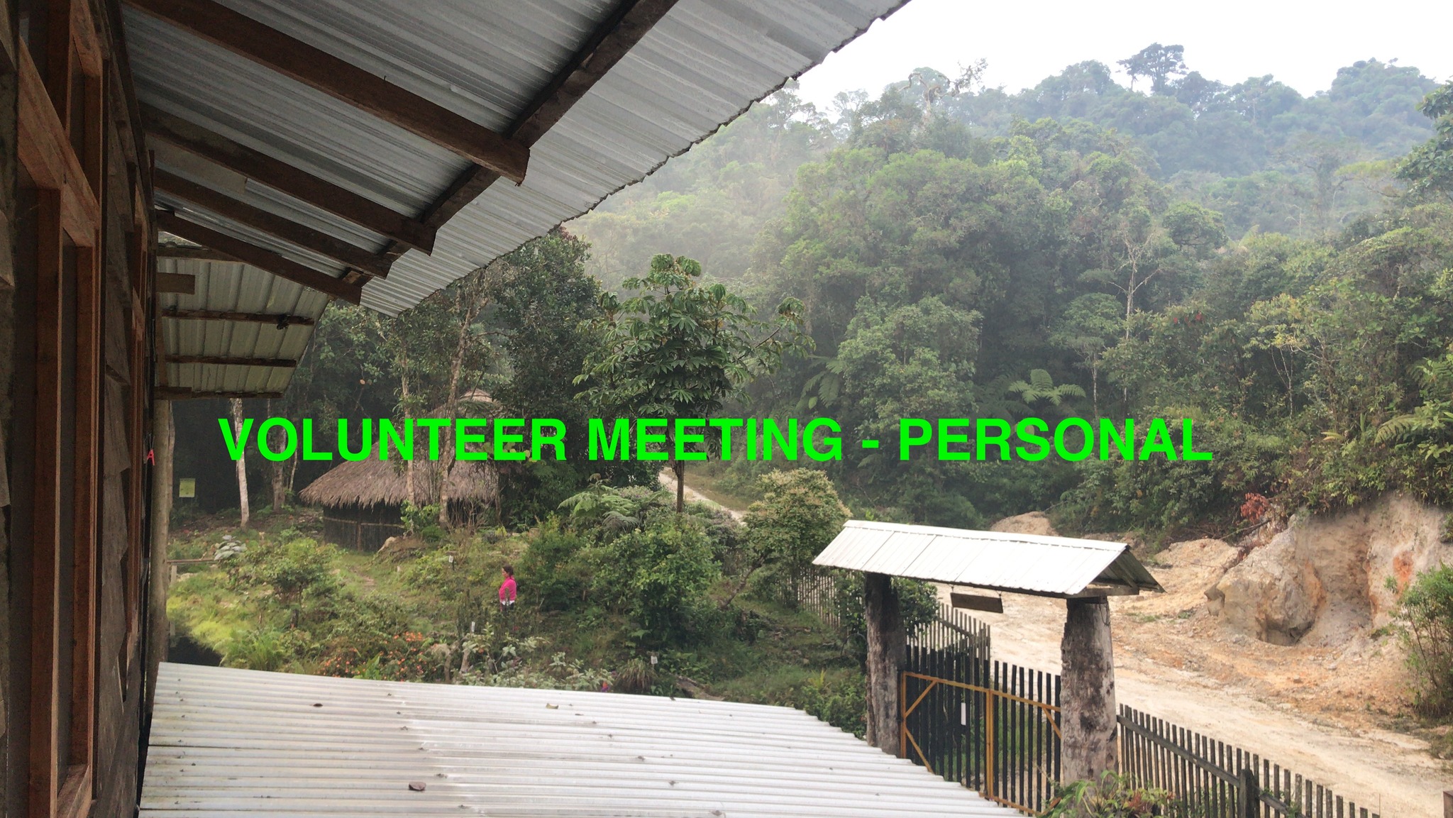PERSONAL INFO MEETING - VOLUNTEERS APRIL 2025