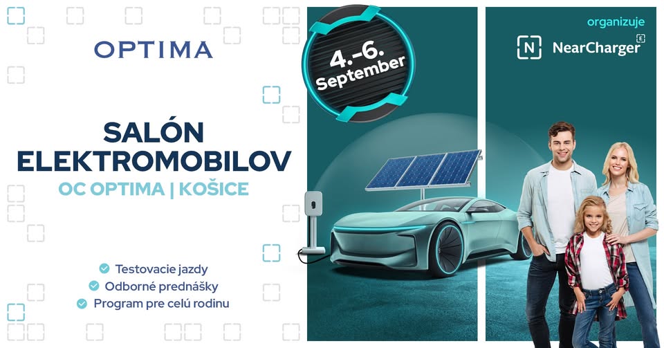 SALÓN ELEKTROMOBILOV 2026 - OC OPTIMA, Košice