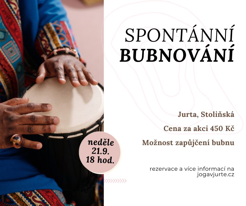 Spontánní bubnování v jurtě